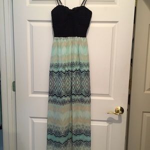 Airy floor length dress